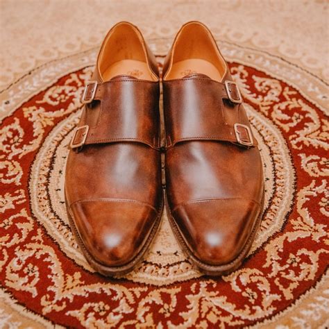 Men's monk strap shoe .